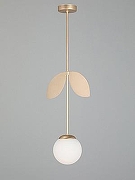 Светильник на штанге Vitaluce V3079 V3079-8/1PL цвет плафона/подвески Белый, цвет арматуры Золото-1