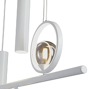 Подвесной светильник Vitaluce V3095 V3095-0/5S цвет плафона/подвески Белый, Серый, цвет арматуры Белый-4