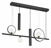 Подвесной светильник Vitaluce V3095 V3095-1/5S цвет плафона/подвески Белый, Черный, цвет арматуры Черный