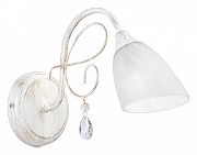 Бра Vitaluce V3611 V3611/1A цвет плафона/подвески Белый, Прозрачный, цвет арматуры Белый, Золото