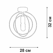 Светильник на штанге Vitaluce V3794 V3794-8/1PL цвет Золото-1
