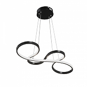 Подвесной светильник Vitaluce V3892 V3892-1/1S цвет плафона/подвески Белый, Черный, цвет арматуры Черный-3