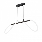 Подвесной светильник Vitaluce V3896 V3896-1/1S цвет плафона/подвески Белый, Черный, цвет арматуры Черный-1