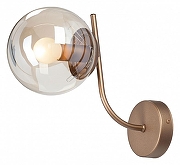 Бра Vitaluce V3957 V3957-7/1A цвет плафона/подвески Коньячный, цвет арматуры Бронза