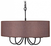 Подвесной светильник Vitaluce V3983 V3983-1/5 цвет плафона/подвески Коричневый, цвет арматуры Черный