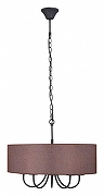 Подвесной светильник Vitaluce V3983 V3983-1/5 цвет плафона/подвески Коричневый, цвет арматуры Черный-2