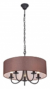 Подвесной светильник Vitaluce V3983 V3983-1/5 цвет плафона/подвески Коричневый, цвет арматуры Черный-3