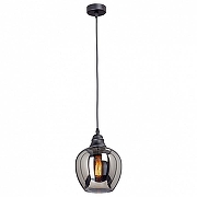 Подвесной светильник Vitaluce 4251 V4251-9/1S цвет плафона/подвески Светло-серый, цвет арматуры Черный-1