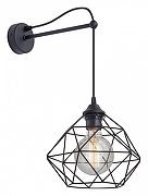 Бра Vitaluce 4258 V4258-1/1A цвет плафона/подвески Черный, цвет арматуры Черный