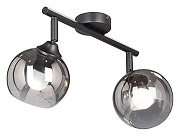 Спот Vitaluce 4313 V4313-1/2PL цвет плафона/подвески Светло-серый, цвет арматуры Черный