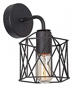 Бра Vitaluce V4382-1/1A цвет плафона/подвески Черный, цвет арматуры Черный