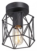 Накладной светильник Vitaluce V4382 V4382-1/1PL цвет плафона/подвески Черный, цвет арматуры Черный-1