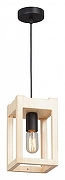 Подвесной светильник Vitaluce V4492 V4492-1/1S цвет плафона/подвески Бежевый, цвет арматуры Черный-1