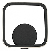 Бра Vitaluce V46120 V46120-1/1A цвет плафона/подвески Белый, Черный, цвет арматуры Черный