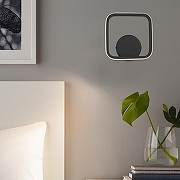 Бра Vitaluce V46120 V46120-1/1A цвет плафона/подвески Белый, Черный, цвет арматуры Черный-3