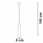 Подвесной светильник Vitaluce V46400 V46400-8/1S цвет плафона/подвески Золото, цвет арматуры Золото-2