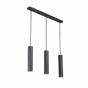 Подвесной светильник Vitaluce V4640 V4640-1/3S цвет плафона/подвески Черный, цвет арматуры Черный-1