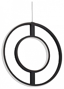 Подвесной светильник Vitaluce V4672 V4672-1/1S цвет плафона/подвески Белый, Черный, цвет арматуры Черный