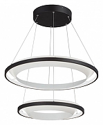 Подвесной светильник Vitaluce V4681 V4681-1/2S цвет плафона/подвески Белый, Черный, цвет арматуры Черный