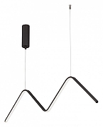 Подвесной светильник Vitaluce V4691 V4691-1/1S цвет плафона/подвески Коньячный, цвет арматуры Черный-1