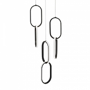 Подвесной светильник Vitaluce V4695 V4695-1/6S цвет плафона/подвески Белый, Черный, цвет арматуры Черный-3