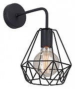 Бра Vitaluce V4705 V4705-1/1A цвет плафона/подвески Черный, цвет арматуры Черный