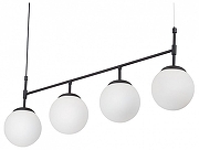 Подвесной светильник Vitaluce V4717 V4717-1/4S цвет плафона/подвески Белый, цвет арматуры Черный