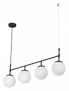 Подвесной светильник Vitaluce V4717 V4717-1/4S цвет плафона/подвески Белый, цвет арматуры Черный-1