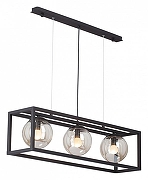 Подвесной светильник Vitaluce V4718 V4718-1/3S цвет плафона/подвески Серый, цвет арматуры Черный-1