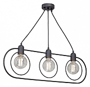 Подвесной светильник Vitaluce V4742 V4742-1/3S цвет плафона/подвески Черный, цвет арматуры Черный-1