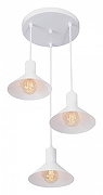 Подвесной светильник Vitaluce V4785 V4785-0/3S цвет плафона/подвески Белый, цвет арматуры Белый-1