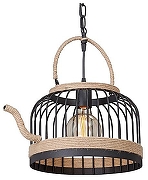 Подвесной светильник Vitaluce V4818 V4818-1/1 цвет плафона/подвески Черный, цвет арматуры Черный