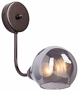 Бра Vitaluce V4862 V4862-7/1A цвет плафона/подвески Светло-серый, цвет арматуры Коричневый