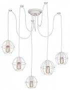 Подвесной светильник Vitaluce V4885 V4885-0/5S цвет плафона/подвески Белый, цвет арматуры Белый