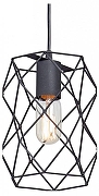 Подвесной светильник Vitaluce V4966-1/1S цвет плафона/подвески Черный, цвет арматуры Черный