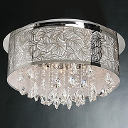 Накладной светильник Vitaluce V5056 V5056/21PL цвет плафона/подвески Прозрачный, Хром, цвет арматуры Хром