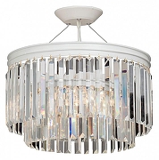 Подвесной светильник Vitaluce V5127 V5127-0/6S цвет плафона/подвески Прозрачный, цвет арматуры Белый-1