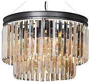 Подвесной светильник Vitaluce V5148 V5148-1/6S цвет плафона/подвески Прозрачный, цвет арматуры Черный