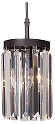 Подвесной светильник Vitaluce V5151 V5151-1/1S цвет плафона/подвески Прозрачный, цвет арматуры Черный