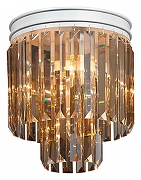 Накладной светильник Vitaluce V5154 V5154-0/3+1PL цвет плафона/подвески Оранжевый, цвет арматуры Белый