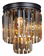 Накладной светильник Vitaluce V5154 V5154-1/3+1PL цвет плафона/подвески Оранжевый, цвет арматуры Черный