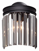 Бра Vitaluce V5155 V5155-1/1A цвет плафона/подвески Светло-серый, цвет арматуры Черный