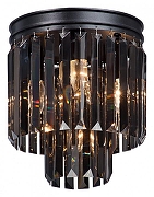 Накладной светильник Vitaluce V5155 V5155-1/3+1PL цвет плафона/подвески Черный, цвет арматуры Черный