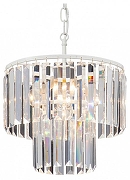 Подвесной светильник Vitaluce V5179 V5179-0/4 цвет плафона/подвески Прозрачный, цвет арматуры Белый