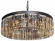 Подвесной светильник Vitaluce V5154 V5181-1/12 цвет плафона/подвески Прозрачный, цвет арматуры Черный