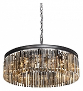 Подвесной светильник Vitaluce V5154 V5181-1/12 цвет плафона/подвески Прозрачный, цвет арматуры Черный-1