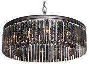 Подвесной светильник Vitaluce V5155 V5182-1/12 цвет плафона/подвески Прозрачный, цвет арматуры Черный