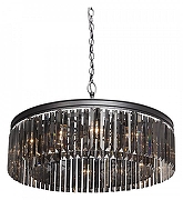 Подвесной светильник Vitaluce V5155 V5182-1/12 цвет плафона/подвески Прозрачный, цвет арматуры Черный-1