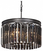 Подвесной светильник Vitaluce V5155 V5182-1/6 цвет плафона/подвески Прозрачный, цвет арматуры Черный