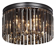 Накладной светильник Vitaluce V5155 V5182-1/6PL цвет плафона/подвески Серый, цвет арматуры Черный